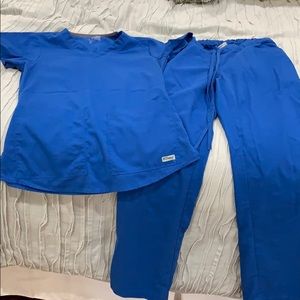 Grey’s Anatomy royal blue scrub set